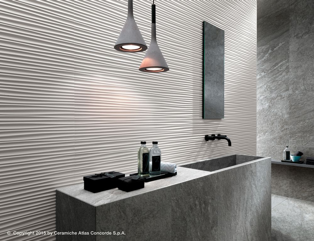 Céramique - DESIGN MURAL 3D | Motifs sinueux - ATLAS CONCORDE