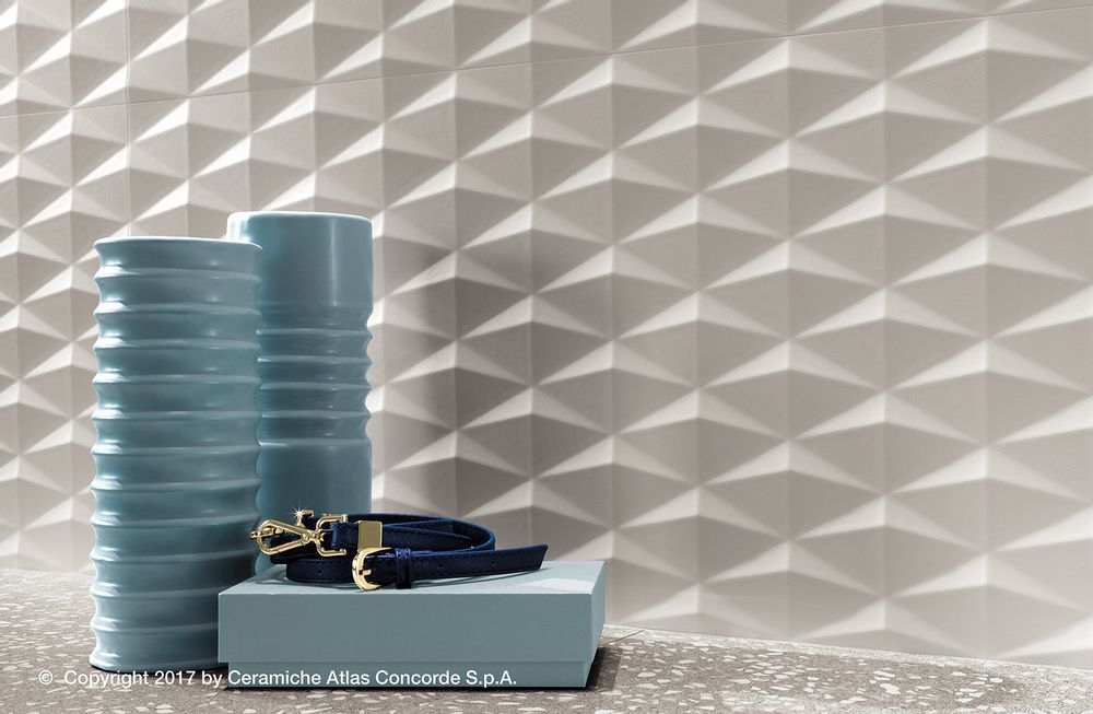 Céramique - 3D WALL DESIGN | Multi-faceted Reliefs - ATLAS CONCORDE