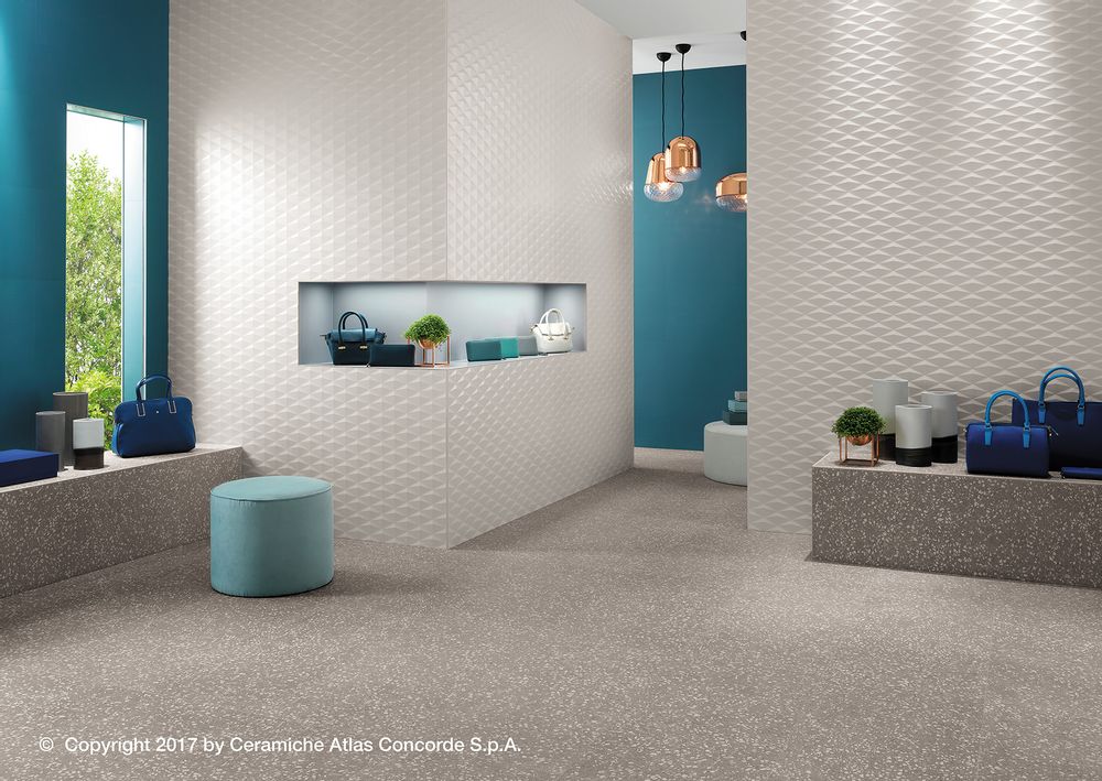 Céramique - 3D WALL DESIGN | Multi-faceted Reliefs - ATLAS CONCORDE