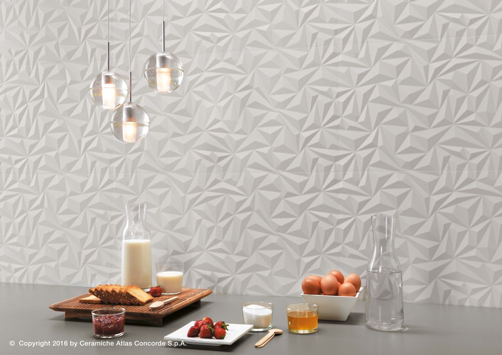 Céramique - 3D WALL DESIGN | Multi-faceted Reliefs - ATLAS CONCORDE