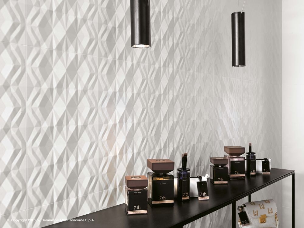 Céramique - 3D WALL DESIGN | Multi-faceted Reliefs - ATLAS CONCORDE