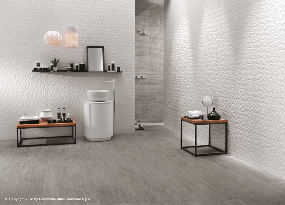 Céramique - 3D WALL DESIGN | Multi-faceted Reliefs - ATLAS CONCORDE