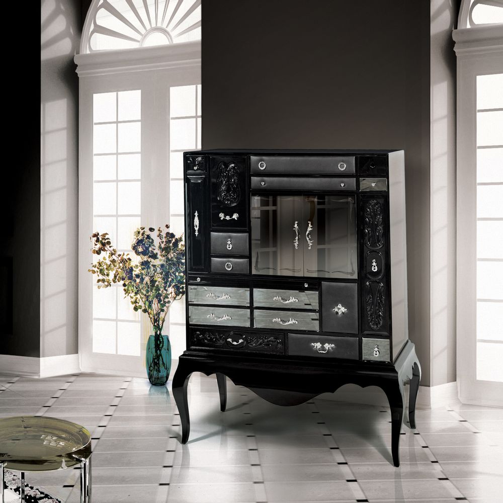 Sofas - MONDRIAN Bar Cabinet - BOCA DO LOBO