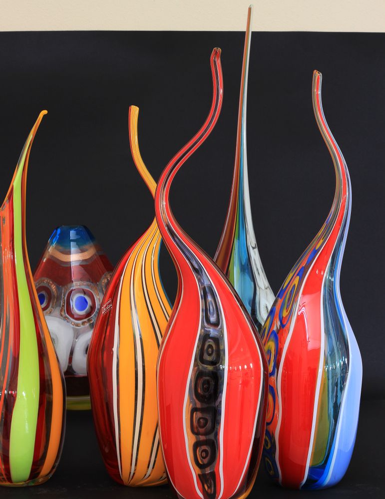 Art glass - Vases a canne - VETRERIA MURANO DESIGN