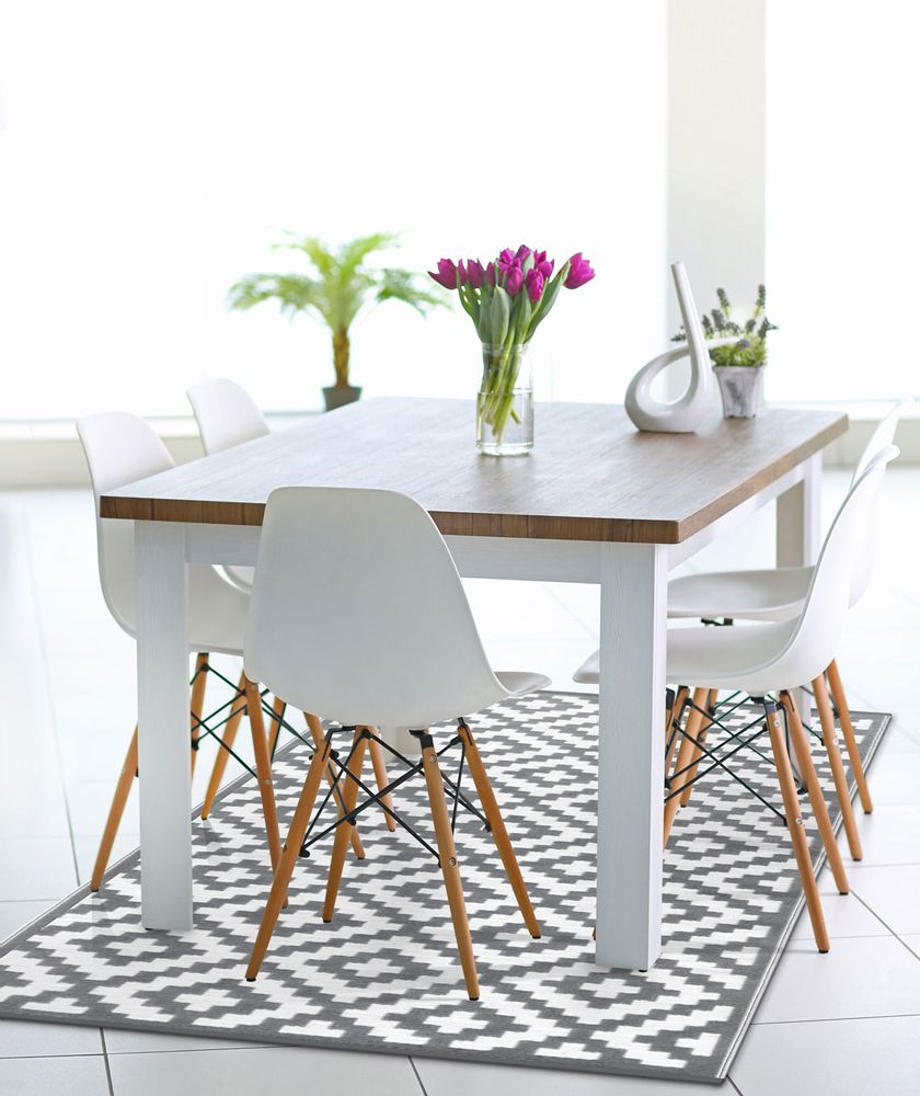 Tapis contemporains -  Nirvana Tapis jaune Blanc - OUTDOOR RUGS / TAPIS D' EXTERIEUR