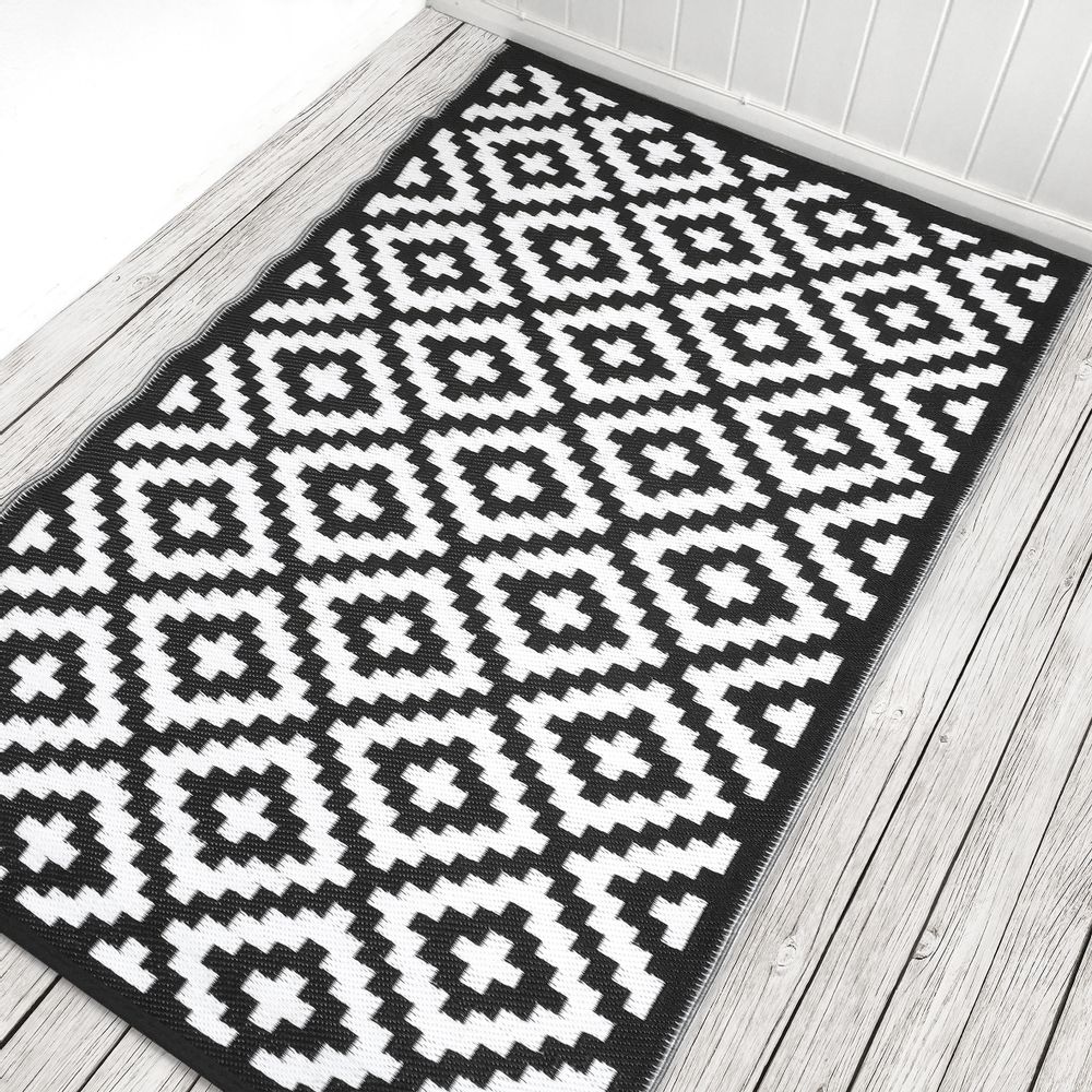 Tapis contemporains -  Nirvana Tapis jaune Blanc - OUTDOOR RUGS / TAPIS D' EXTERIEUR