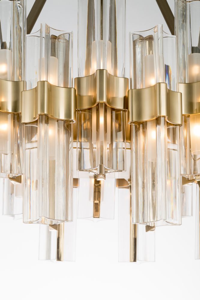 Hanging lights - ETEREA oval chandelier - OFFICINA LUCE
