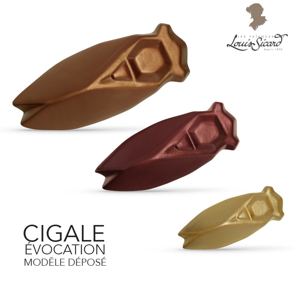 Objets design - CIGALE ÉVOCATION - FAÎENCES LOUIS SICARD