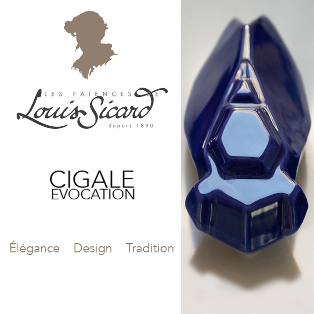 Objets design - CIGALE ÉVOCATION - FAÎENCES LOUIS SICARD