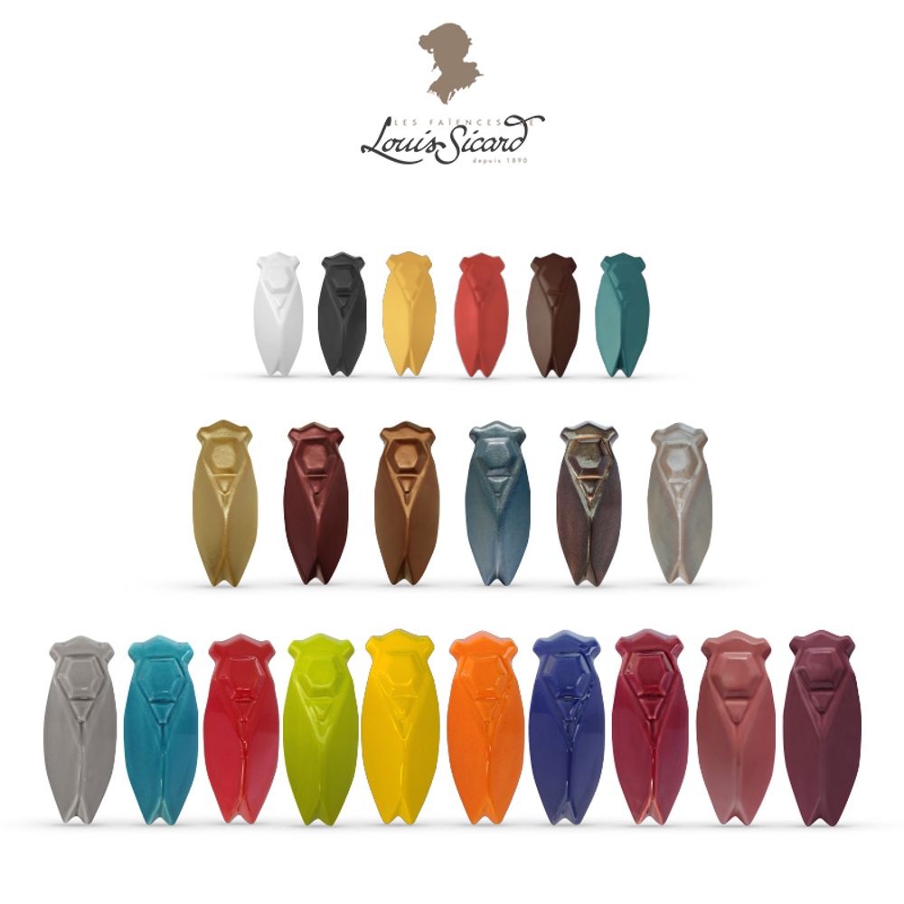 Objets design - CIGALE ÉVOCATION - FAÎENCES LOUIS SICARD