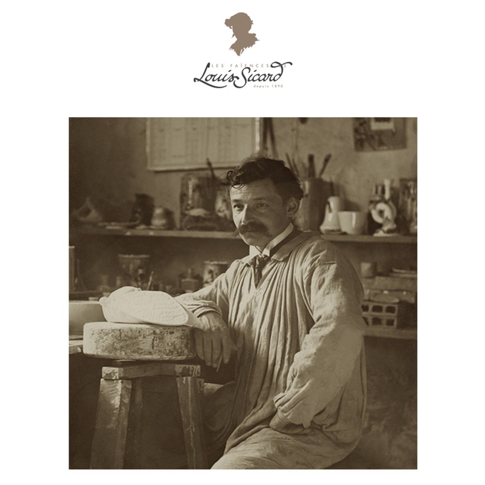 Objets de décoration - CIGALE LOUIS SICARD 1895 - FAÎENCES LOUIS SICARD