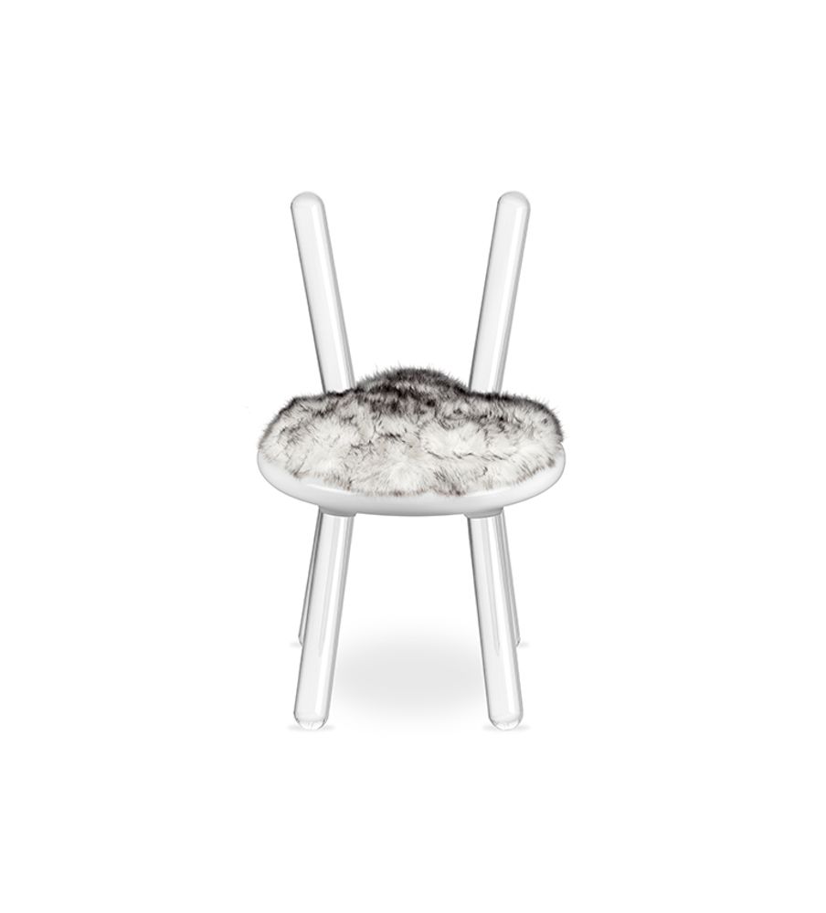 Children's sofas and lounge chairs - Illusion White Bear Chair - CIRCU