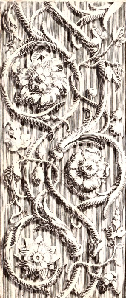 Gifts - Printed bath towel - Floral ornementation - OLDREGIME