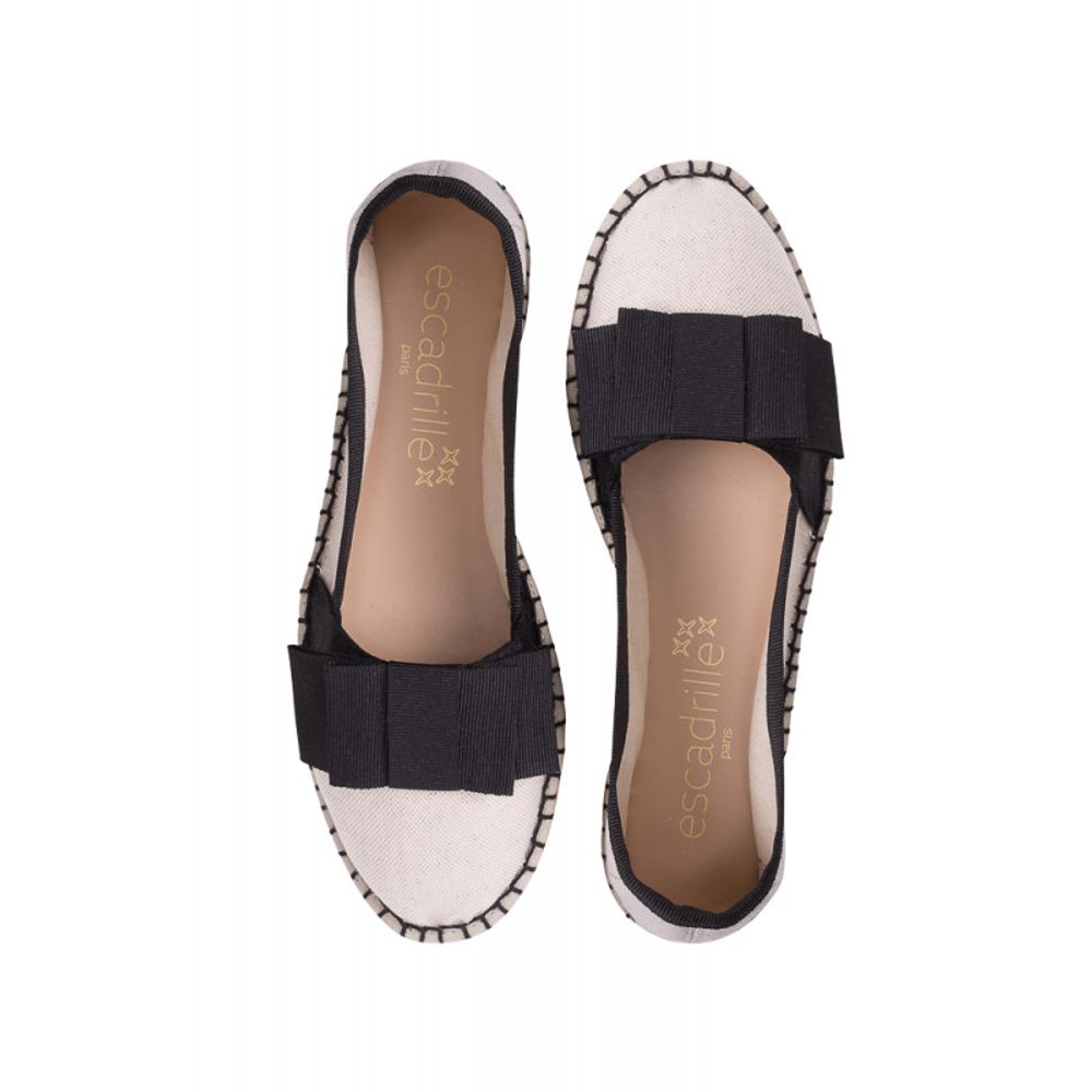 Chaussures - Escadrille la chaussure espadrille. Femme la parisienne noir - ESCADRILLE