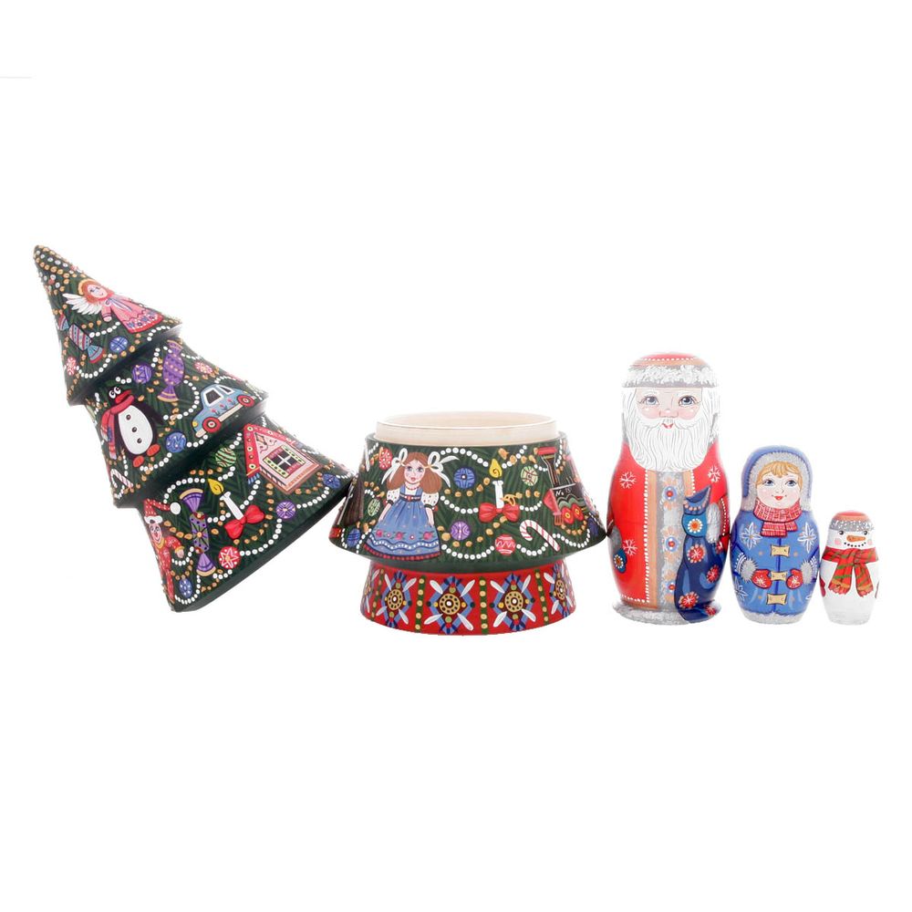 Decorative objects - Russian doll "Christmas tree" - PETERHOF
