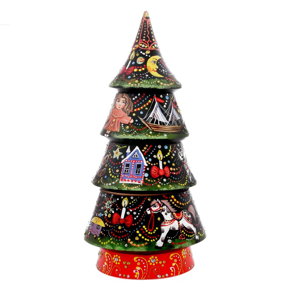 Decorative objects - Russian doll "Christmas tree" - PETERHOF