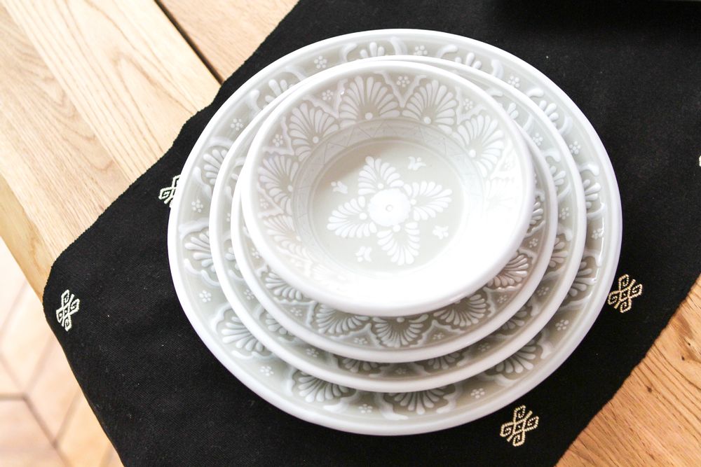Assiettes au quotidien - COLLECTION IVOIRE VAISSELLE - L'ATELIER FOLKLORE