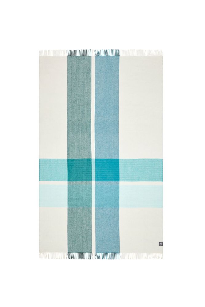 Throw blankets - Double Cross Merino Wool Throw - WAVERLEY MILLS