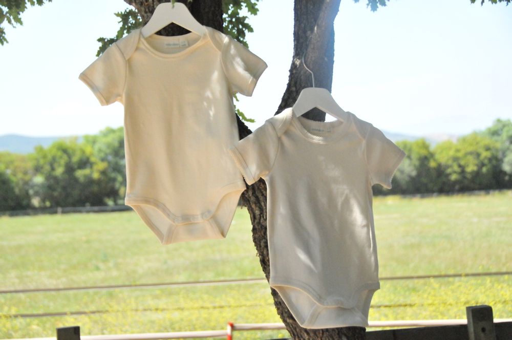 Homewear - Organic Cotton Short Sleeve Bodysuit - NATURABORN