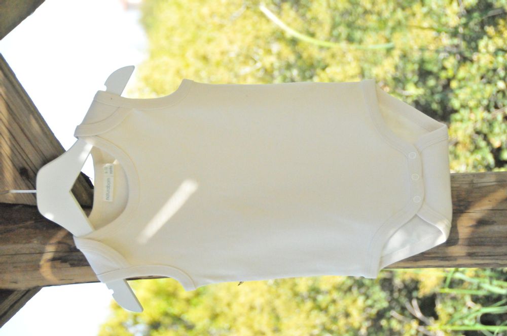 Homewear - Organic Cotton Baby Sleeveless Bodysuit - NATURABORN