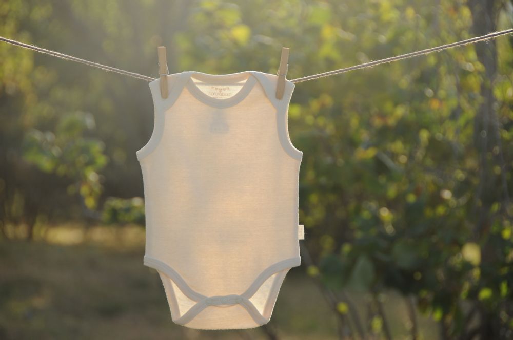 Homewear - Organic Cotton Baby Sleeveless Bodysuit - NATURABORN