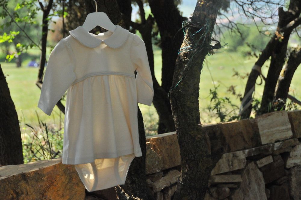Homewear textile - Organic Cotton  Baby Crochet Dress - NATURABORN