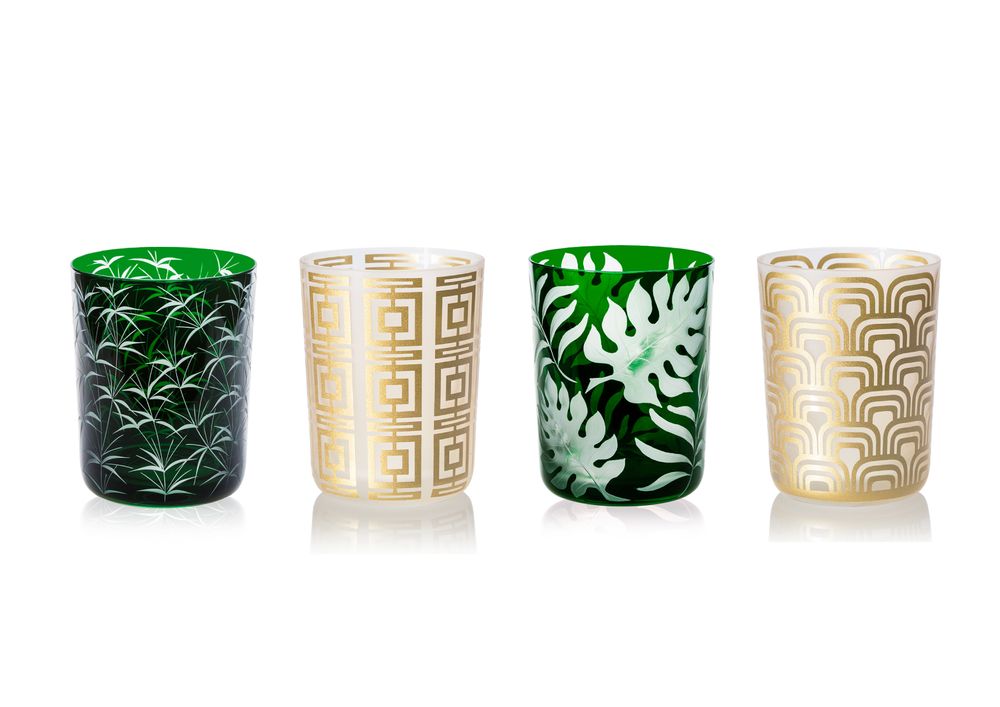 Crystal ware - CLARESCO Tumblers  - CLARESCO