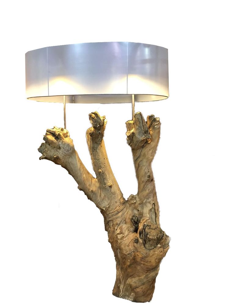 Lampadaires extérieurs - LUMINAIRES EN RACINES & BOIS FLOTTES - ATMOSPHÈRE D'ARGANERAIE