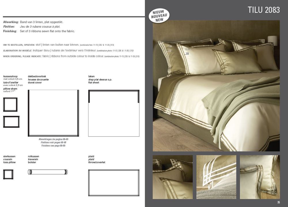 Bed linens - TILU - MIRABEL SLABBINCK