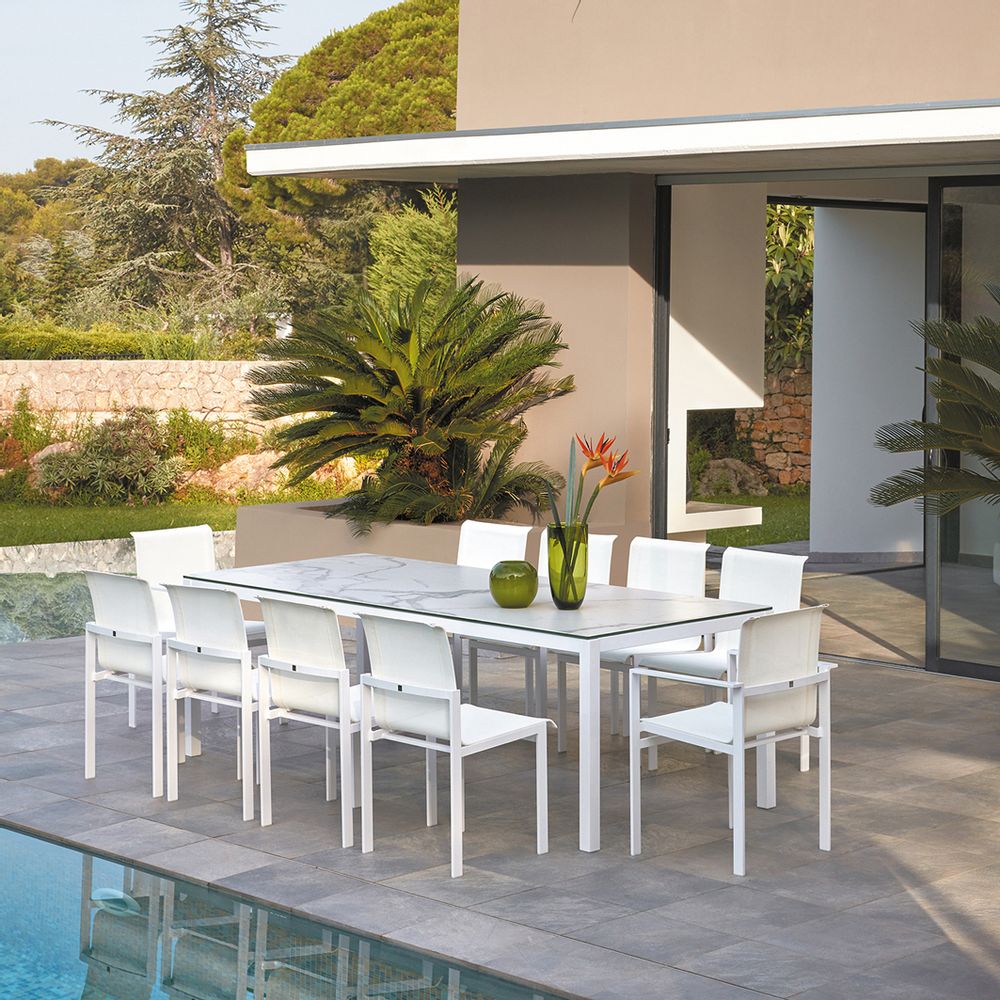 Dining Tables - Dining table KWADRA 240x100 cm ceramic top - SIFAS