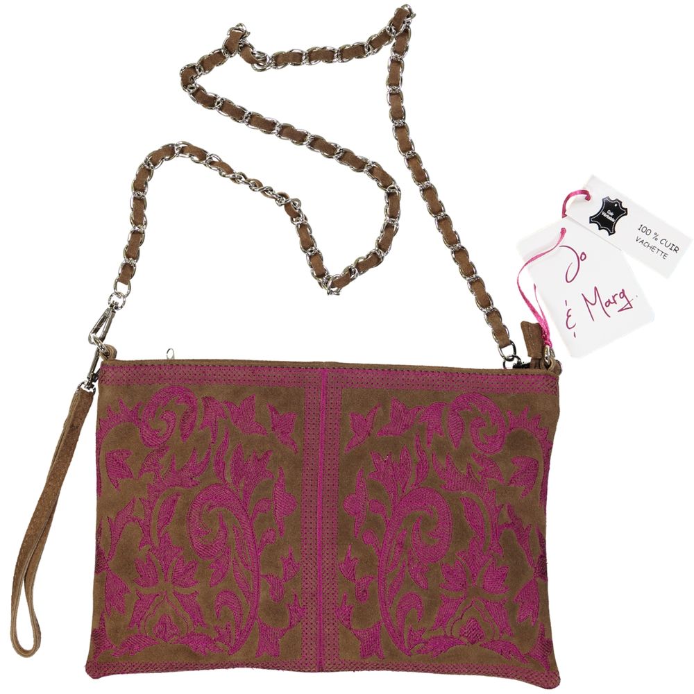 Sacs et cabas - Sacs bandoulières en Cuir Brodé - JO & MARG