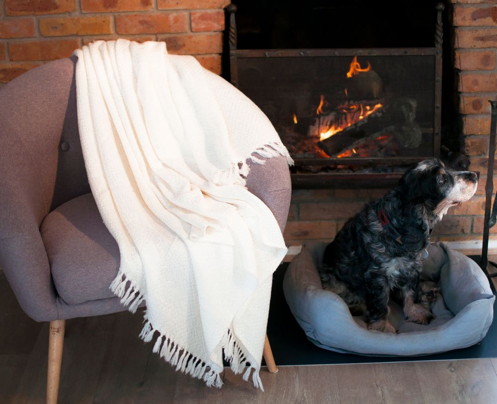 Throw blankets - Lightweight cashmere and wool blanket - LES JARDINS DE LA COMTESSE
