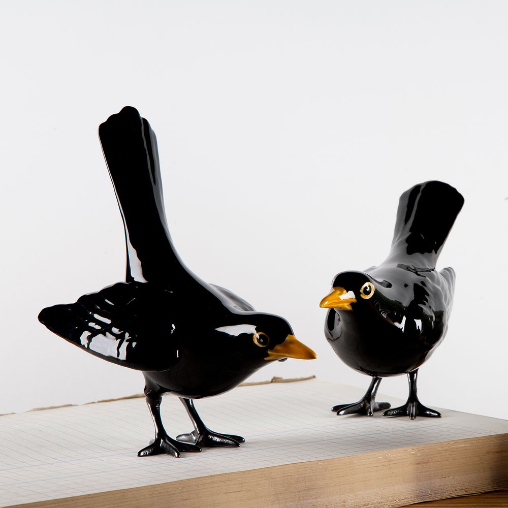 Objets design - Un merle, évidemment - Décoratif, en céramique - LABORATÓRIO D'ESTÓRIAS
