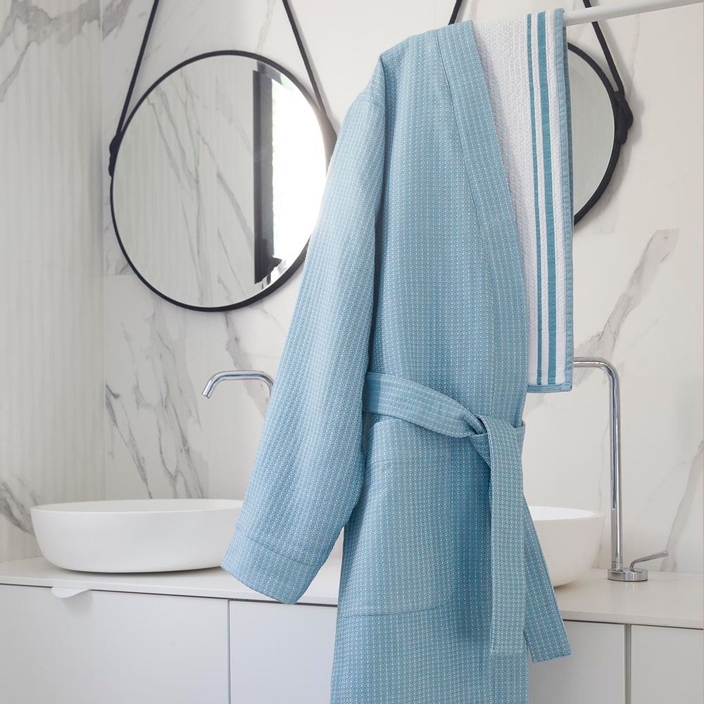 Bath towels - Duetto Collection - LE JACQUARD FRANCAIS