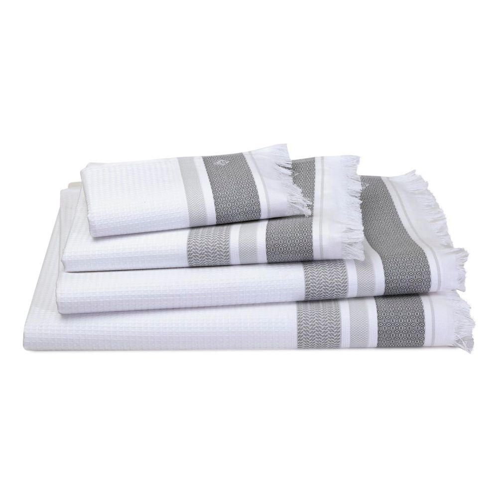 Serviettes de bain - Collection Folk - LE JACQUARD FRANCAIS