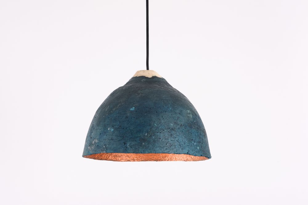 Hanging lights - PULP PAPER LAMPSHADES - MAHATSARA