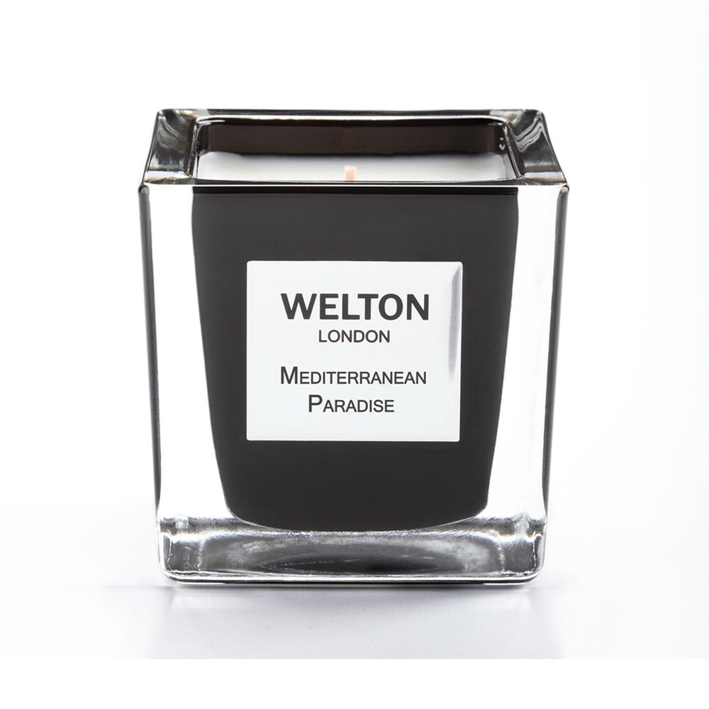 Gifts - Onyx Collection – Scented Candle “Mediterranean Paradise” - WELTON LONDON