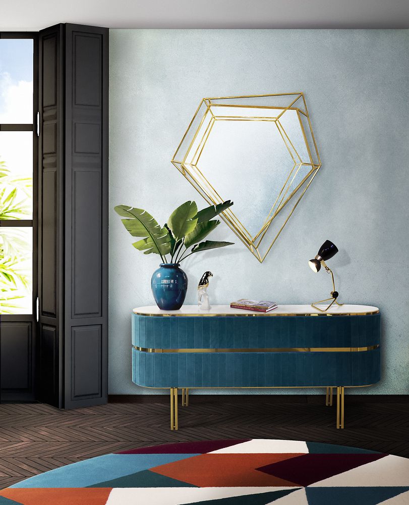 Mirrors - Diamond | Small Mirror - ESSENTIAL HOME