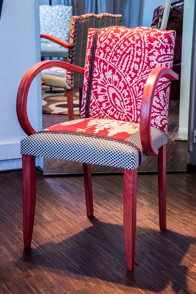 Fauteuils - Moustache rouge - SIEGES CHICS BY JEANNE JULIEN