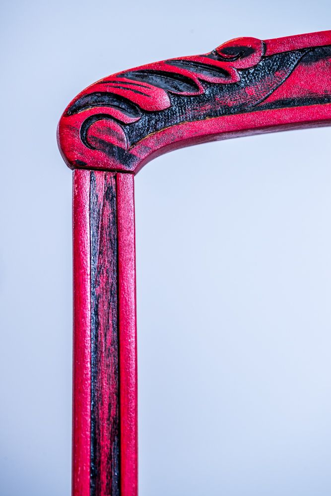 Chaises - Chaise Napoléon III Rouge - SIEGES CHICS BY JEANNE JULIEN