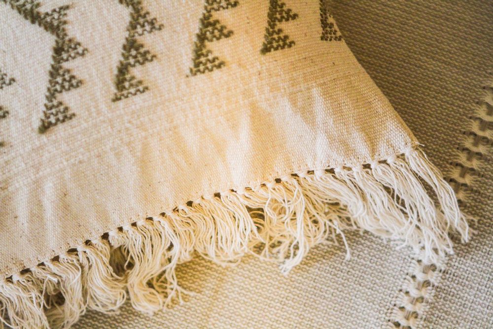 Fabric cushions - CORONA COYUCHI CUSHION COVER - L'ATELIER FOLKLORE
