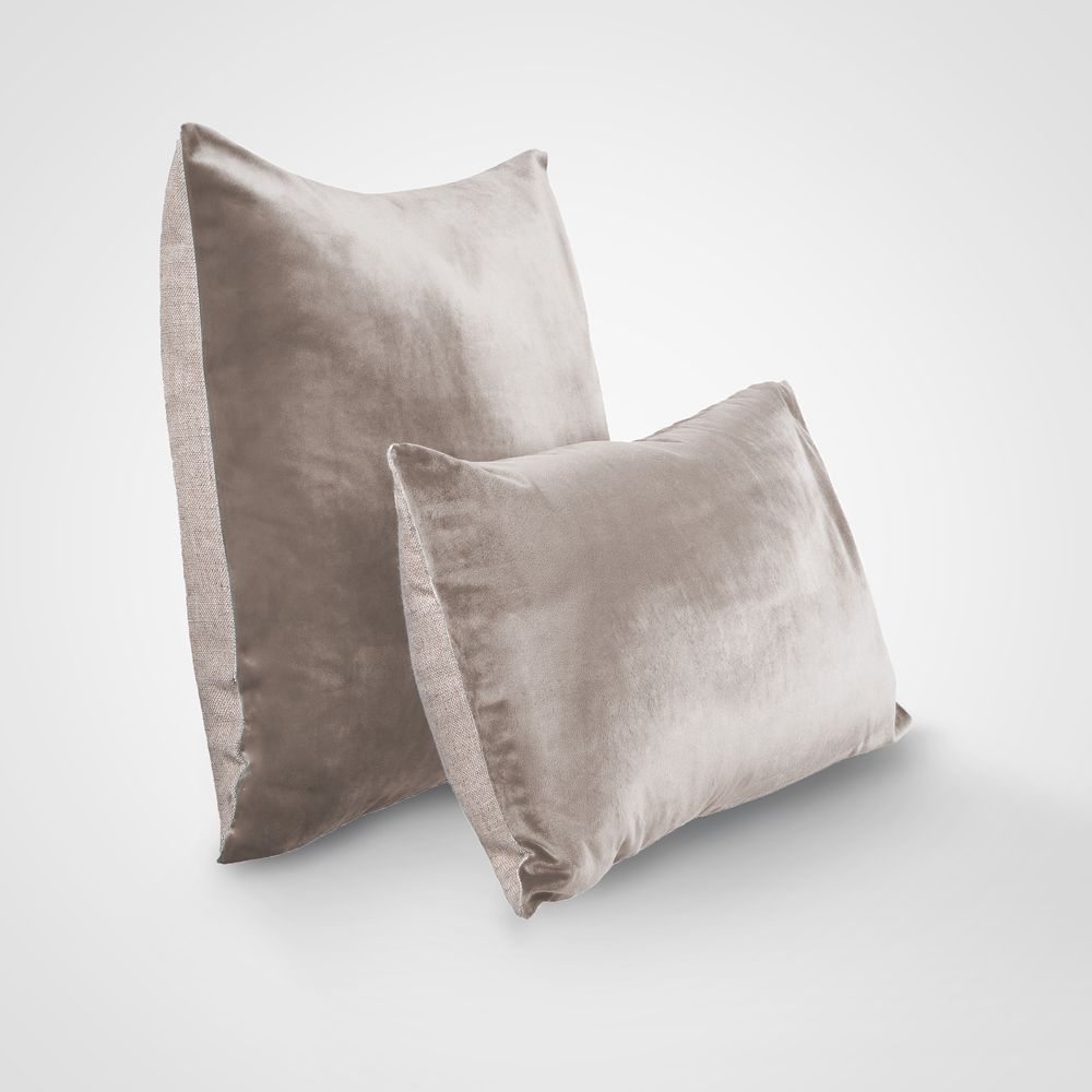Fabric cushions - Velvet softness cushion cover - BLANC CERISE