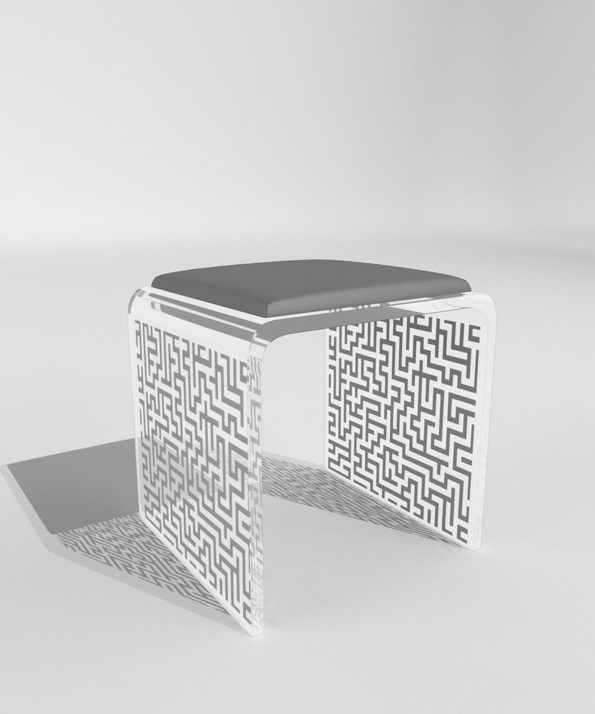 Tabourets - Tabouret Collection Moucharabieh - FREDERIC JULIEN DESIGN