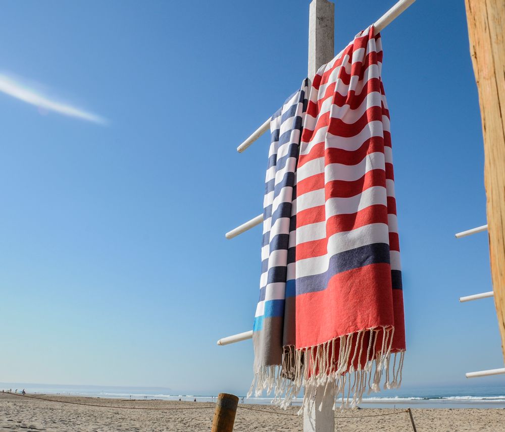 Autres linges de bain - Écharpe Fouta Arcachon - FEBRONIE