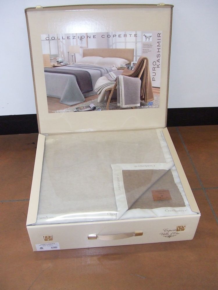 Throw blankets - BLANKET 100% KASHMIR - LOMBARDA TRAPUNTE S.R.L.