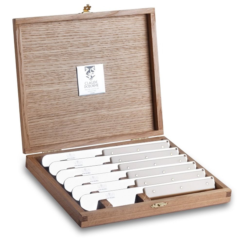 Gifts - Beaumarly table knives - Claude Dozorme - Set of 6 knives - LAGUIOLE CLAUDE DOZORME