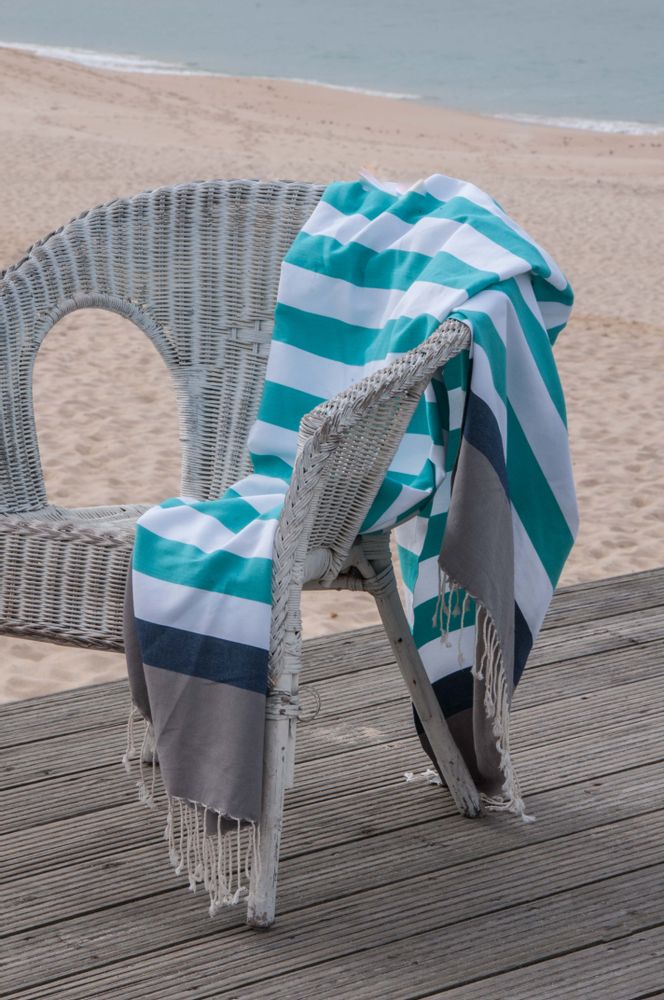 Autres linges de bain - Écharpe Fouta Arcachon - FEBRONIE