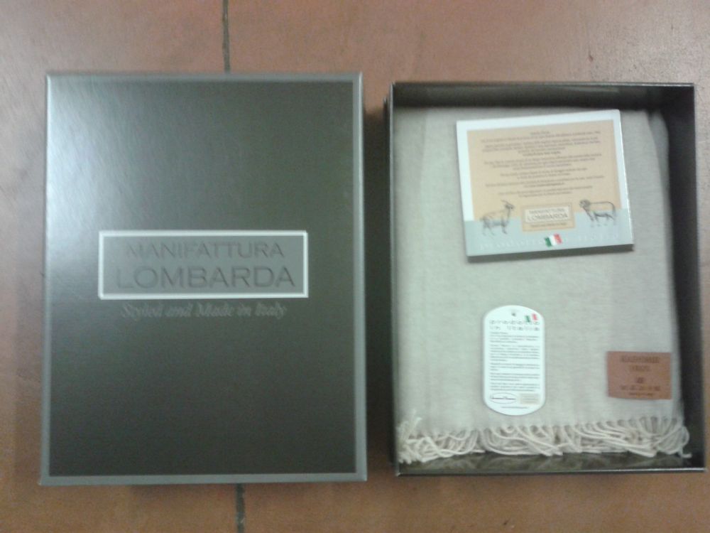 Plaids - PLAID 100% CACHEMIRE - LOMBARDA TRAPUNTE S.R.L.