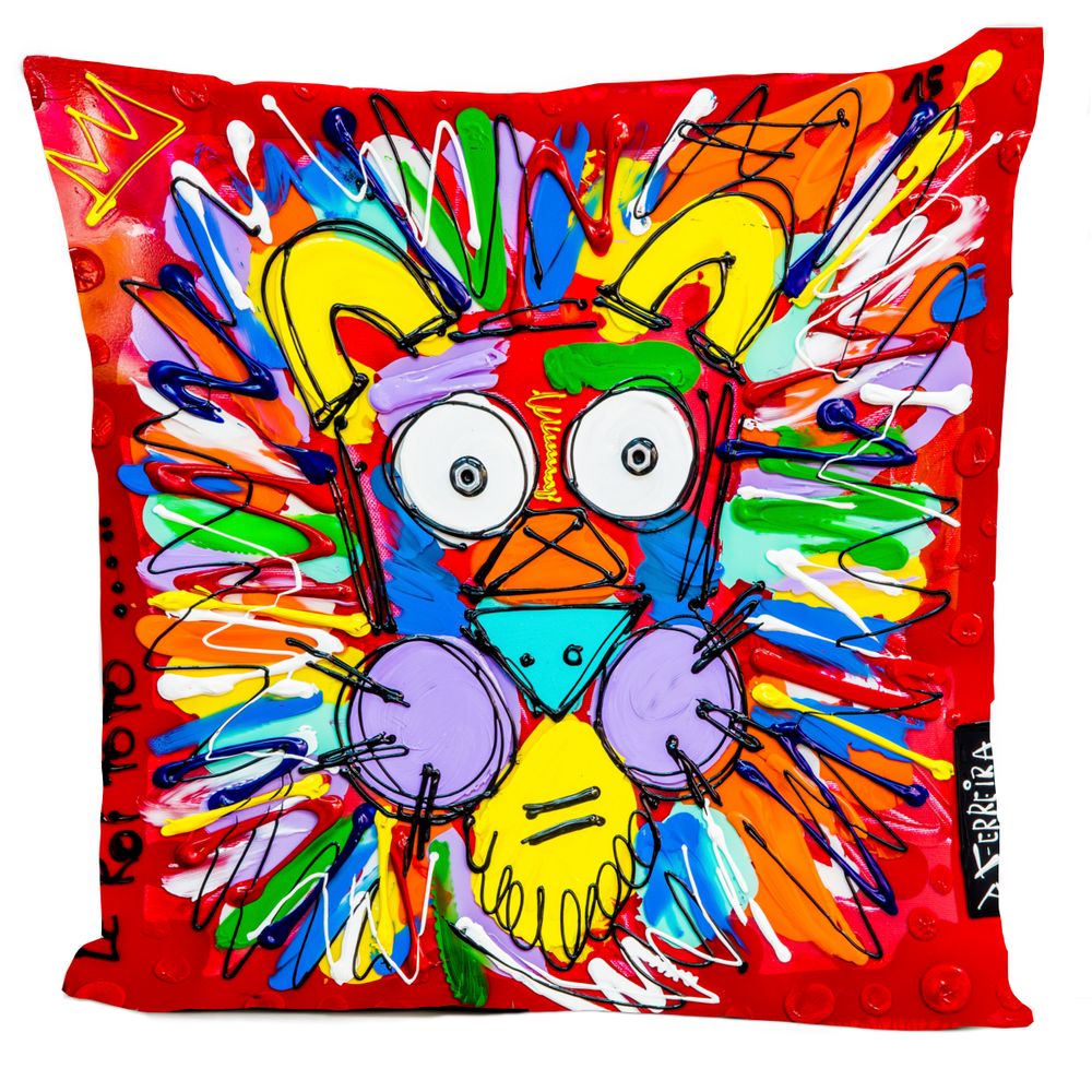 Coussins textile - Coussin LE ROI TOTO by David FERREIRA - ARTPILO