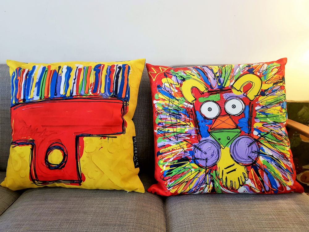 Coussins textile - Coussin LE ROI TOTO by David FERREIRA - ARTPILO